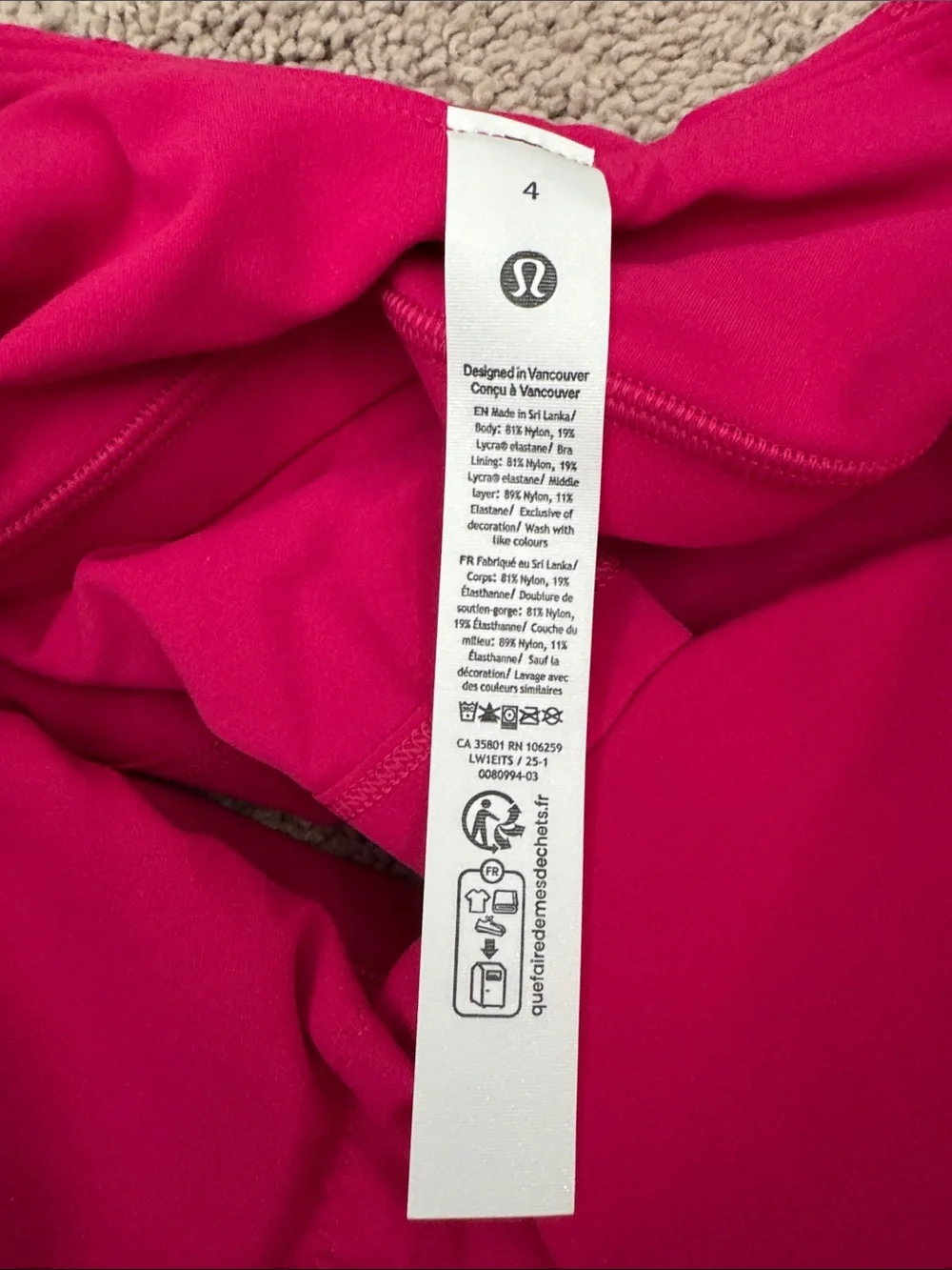 Lululemon Align Tank Size 4